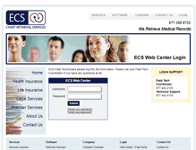 Tablet Screenshot of ecswebcenter.com